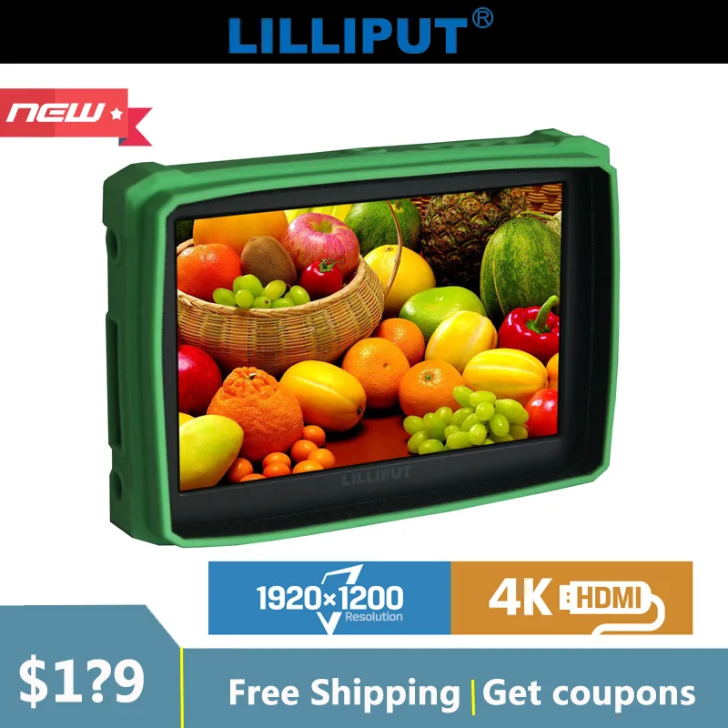 Монитор полевой LILLIPUT A7S 7 дюймов для цифровой зеркальной камеры 4K HDMI вход выход IPS