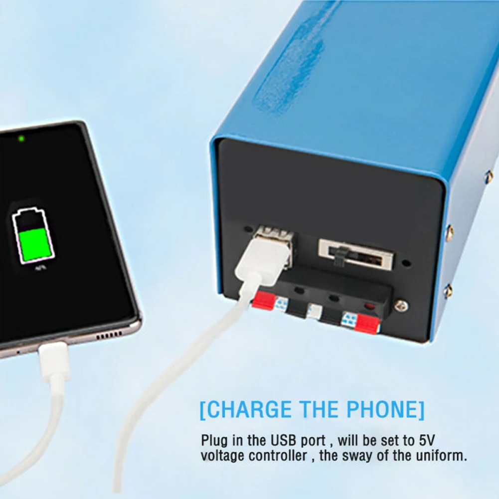 Динамо-генератор высокой мощности с зарядкой от USB |