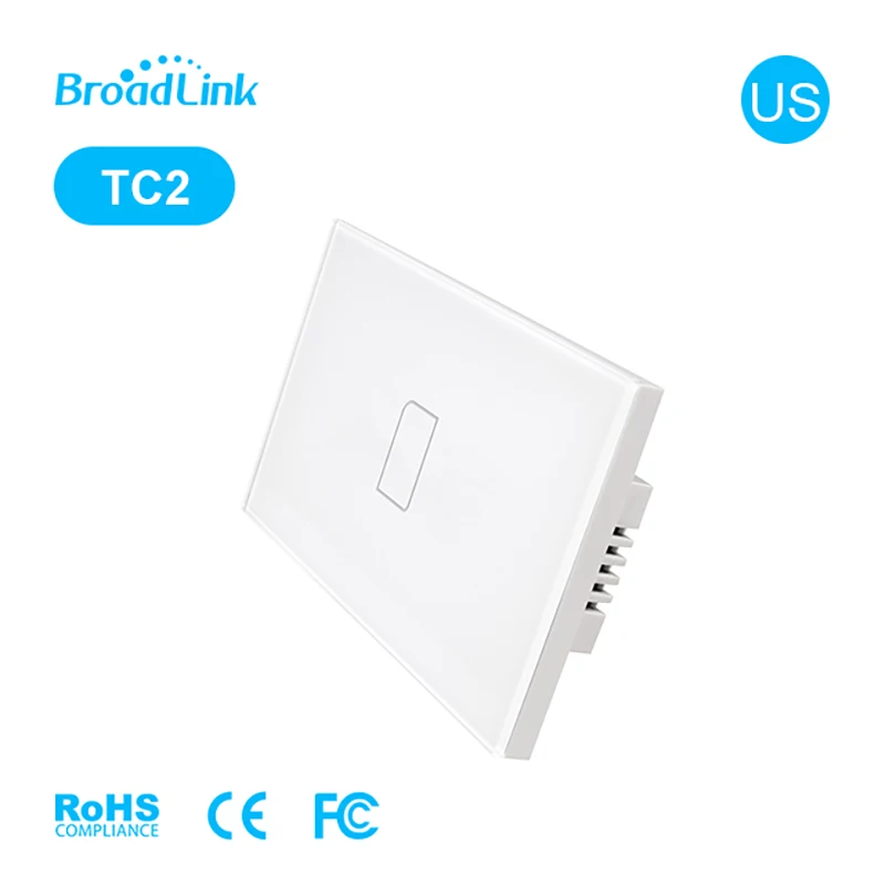 BroadLink TC2 123 банды 433 МГц США Wifi настенный выключатель света беспроводной сенсорный экран панели 170-240 в IOS Android телефон дистанционное управление