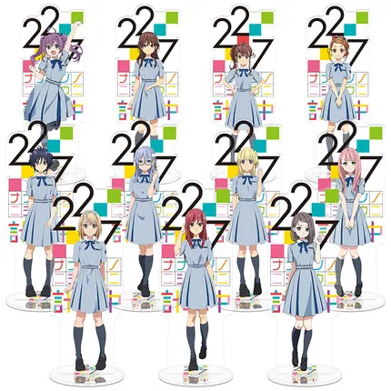 

Anime 22/7 ranran 20cm Cosplay Acrylic Figure Stand Figure Kids Gift Toy