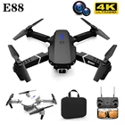 Квадрокоптер E88 Rc с широкоугольной камерой, 1080P, Wi-Fi, Fpv