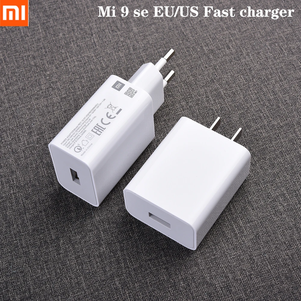 Оригинальное быстрое настенное зарядное устройство MI 9SE QC3.0 USB кабель Type C для