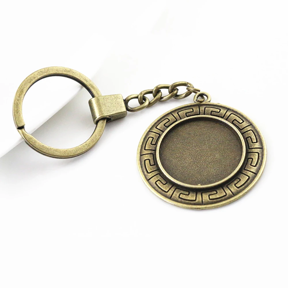 25 мм Внутренний размер старинная бронзовая Камея установочная база Ручная