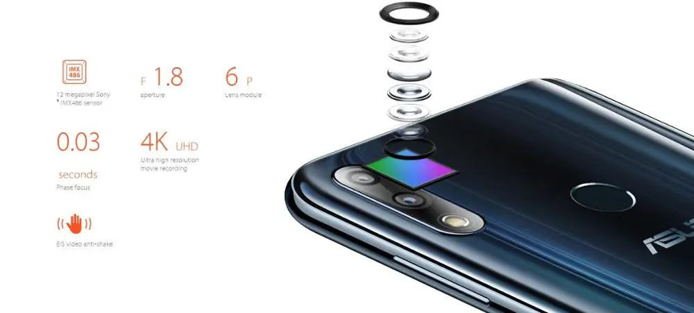 Глобальный мобильный телефон Asus ZenFone Max Pro (M2) ZB631KL 4 Гб 128 ГБ NFC 6 3 &quotSnapdragon 660 5000 мАч с