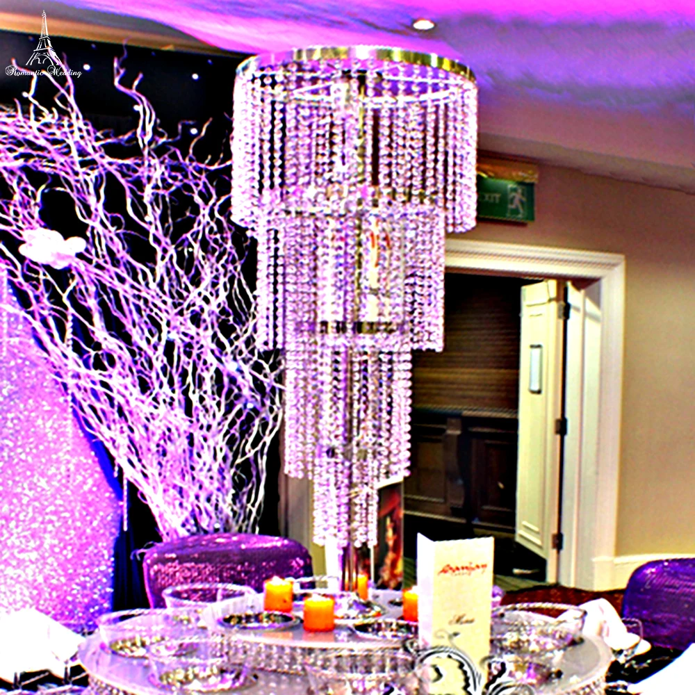 Романтический свадебный металлическая подставка для цветов в рулоне с 4 слоя