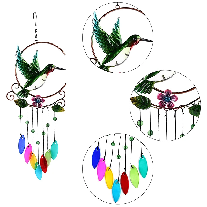 

Garden Wind Chimes Home Decor Outdoor Indoor Hanging Wind Chime Ornament Patio Backyard Metal Windchime