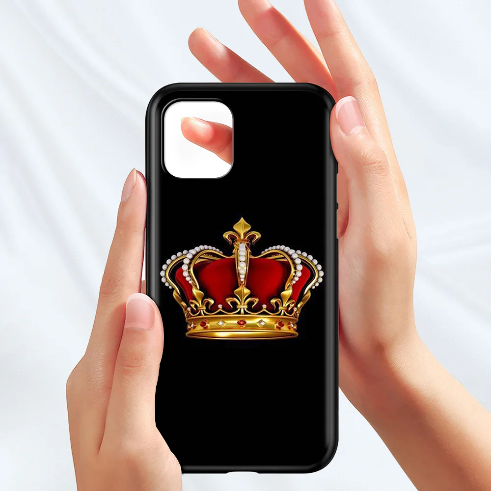 Чехол для телефона iPhone 14 13 12 11 Pro Max Mini X XS XR 6 6S 7 8 Plus 5 5S SE силиконовые чехлы King Queen Art |