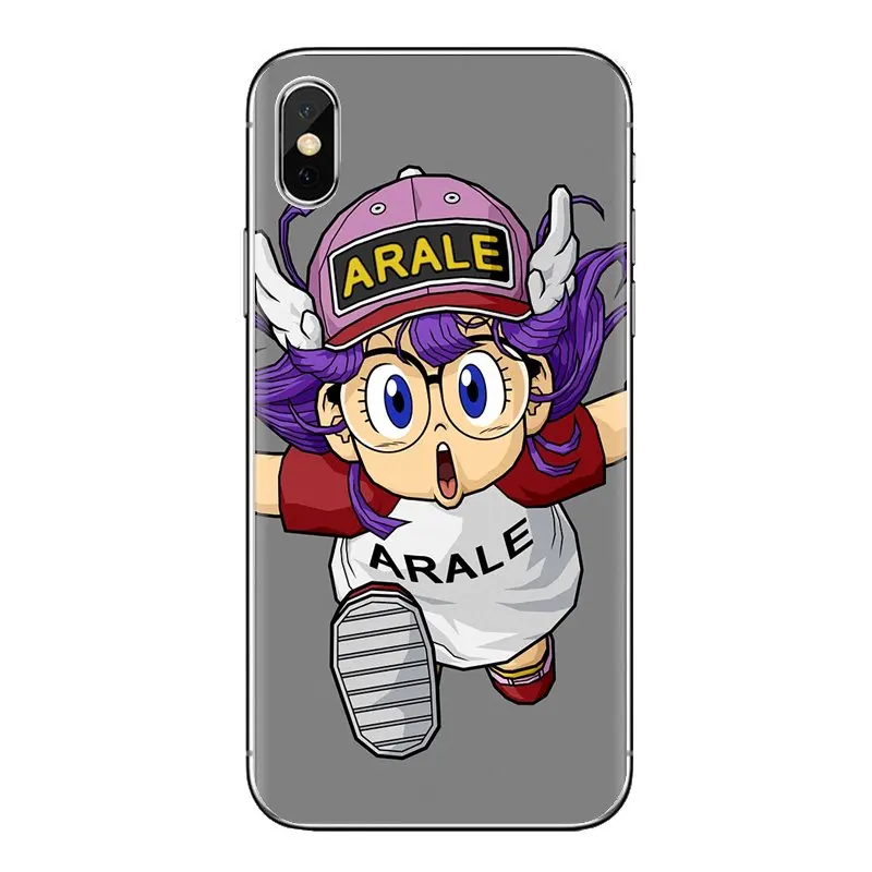 Аниме Dr Slump Arale Маленькие девушки ТПУ чехлы для samsung Galaxy S2 S3 S4 S5 MINI S6 S7 edge S8 S9 Plus Note 2 3 4