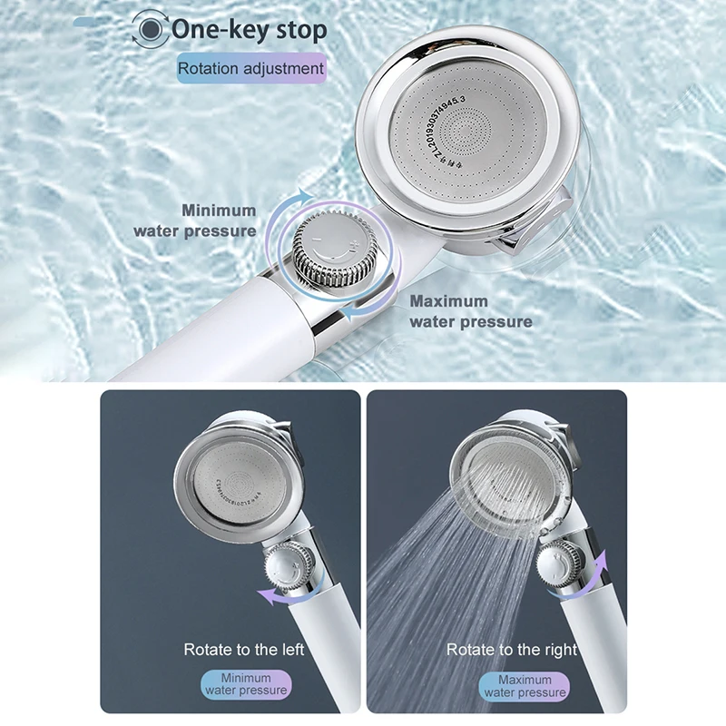 MUSAMBAN под давлением Насадки для душа с функцией экономии воды высоким