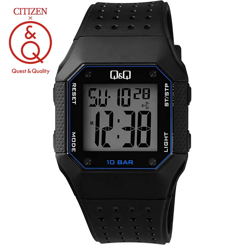 

Часы Citizen Q & Q мужские наручные, роскошные брендовые водонепроницаемые спортивные кварцевые с солнечной батареей, нейтральные