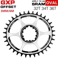 bike gxp chainring 32t 34t 36t oval chainwheel offset 3mm6mm mountain bike sprockets for 8 12s sram xx1 x9 xo x01 gx eagle nx