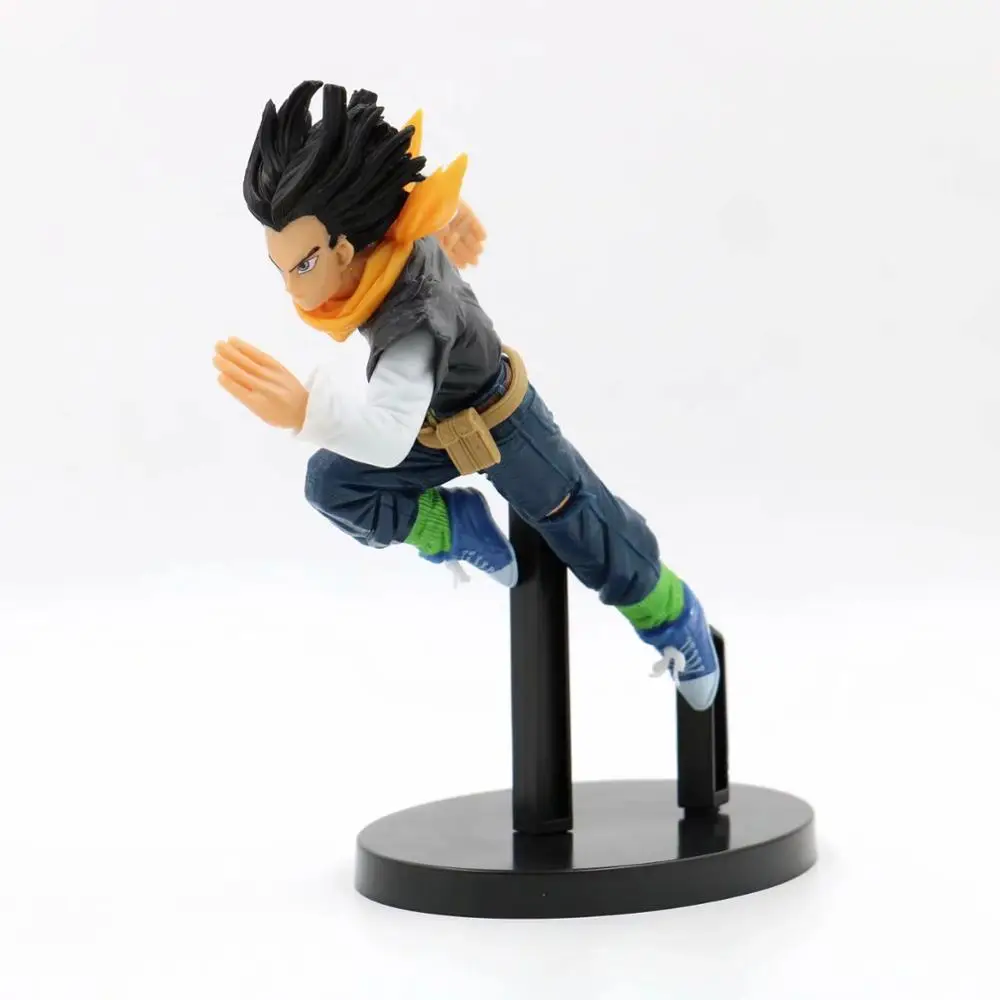 Аниме Фигурка 17 см Dragon Ball Z Android Супер Saiyan фигурка ПВХ Коллекционная модель