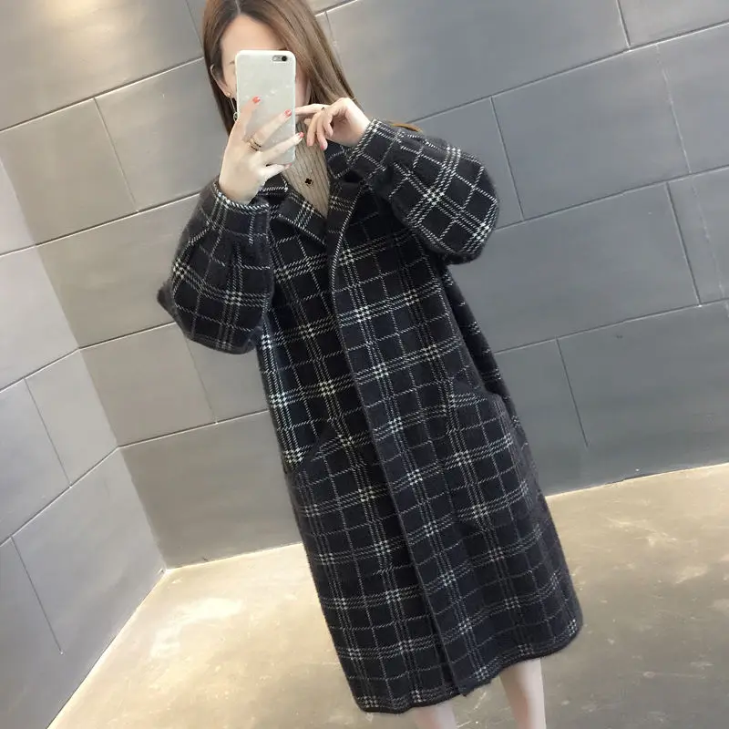 

New Fur-free Imitation Mink Velvet Winter Coat