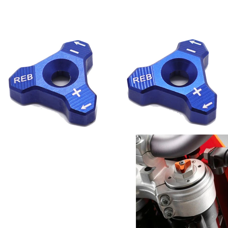 

48mm Fork Shock Absorber Knob Adjuster Bolt for Husqvarna TE FE TC FC TX FX 125 250 300 350 450 501 570 2020 2019 2018 2017 2016