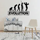Эволюция фитнес-наклейка, наклейки на тренажерный зал, постеры для бодибилдинга, виниловые наклейки на стены, Наклейки для фитнеса, кроссфита, наклейки для тренажерного зала WL1667
