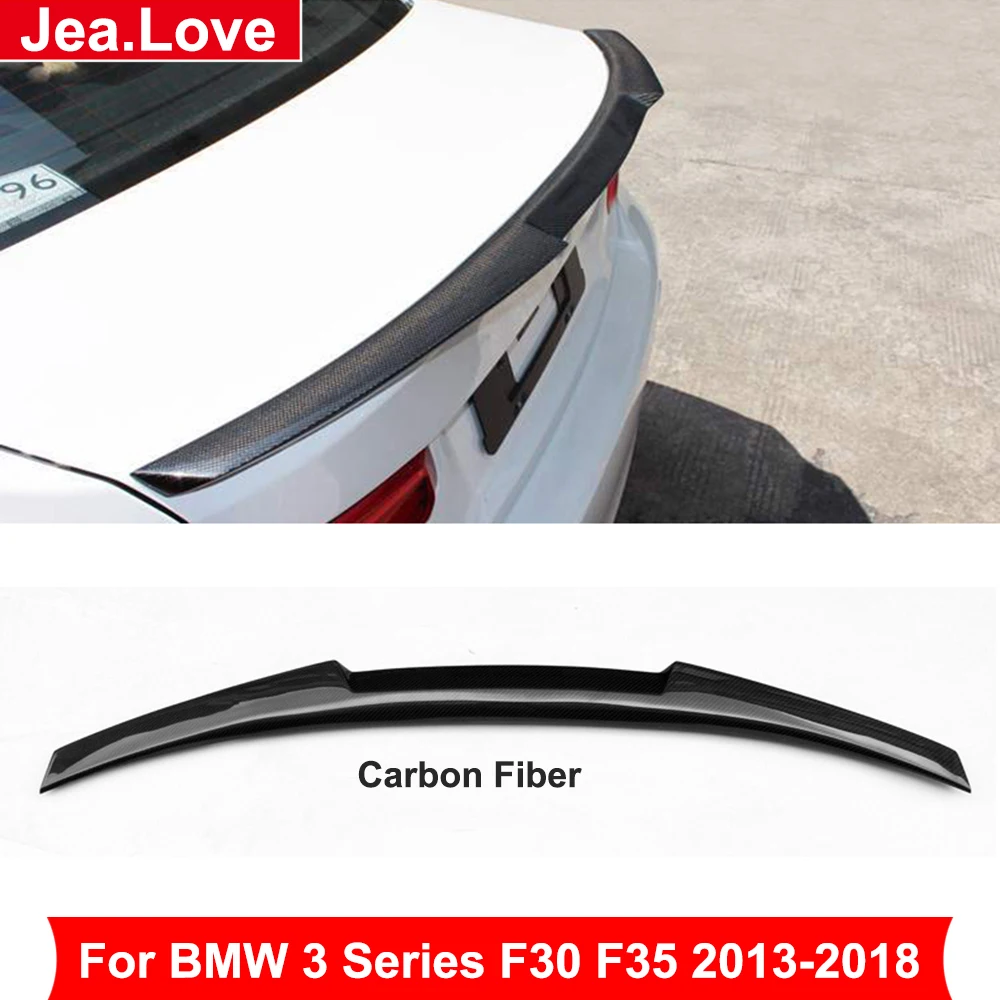 

M4 Type Real Carbon Fiber Rear Trunk Back Spoiler Roof Wing Tail Decoration For BMW 3 Series F30 F35 320li 328i 2013-2018