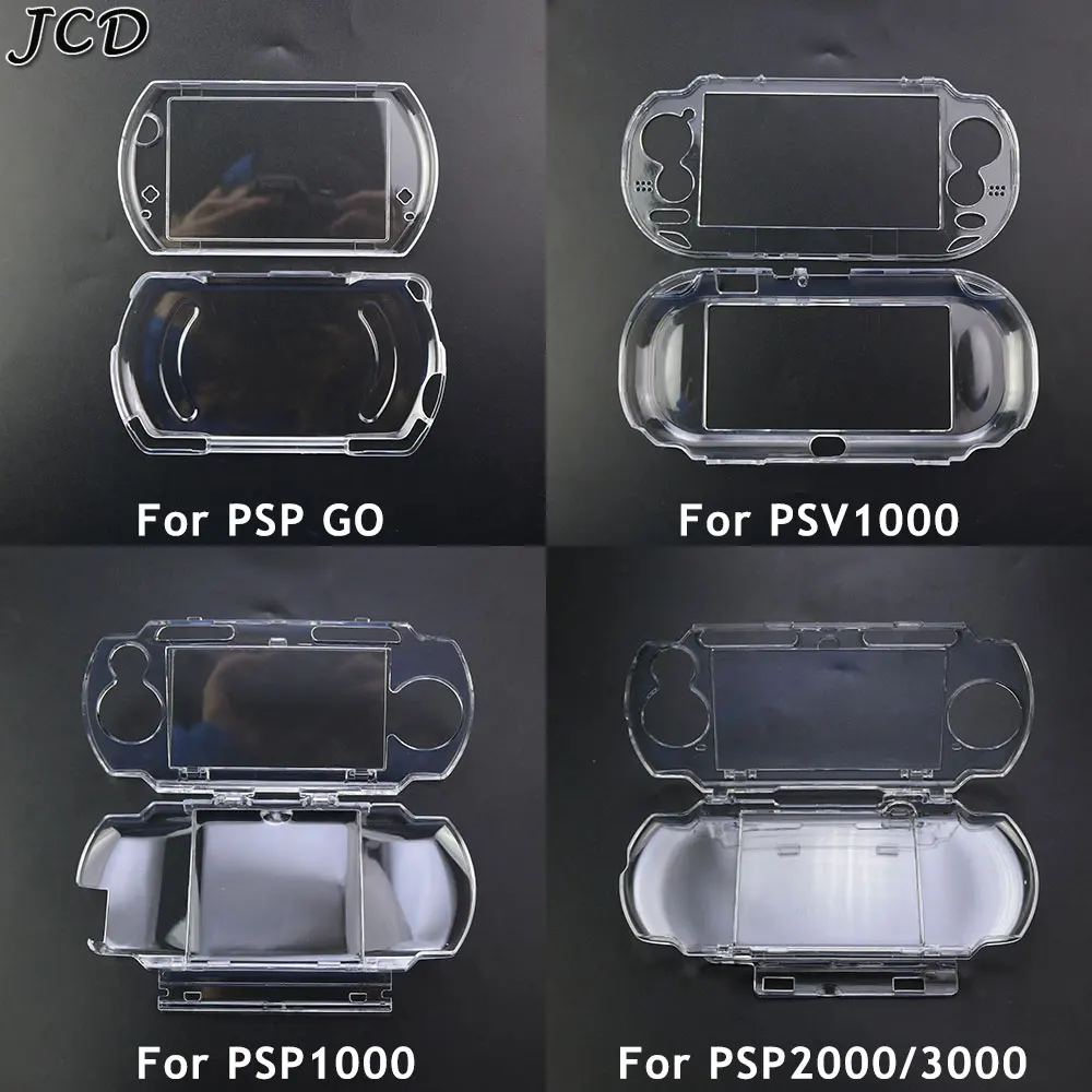 Прозрачный Кристальный защитный чехол JCD Жесткий Чехол для PS Vita PSV 1000 2000 PSP Go