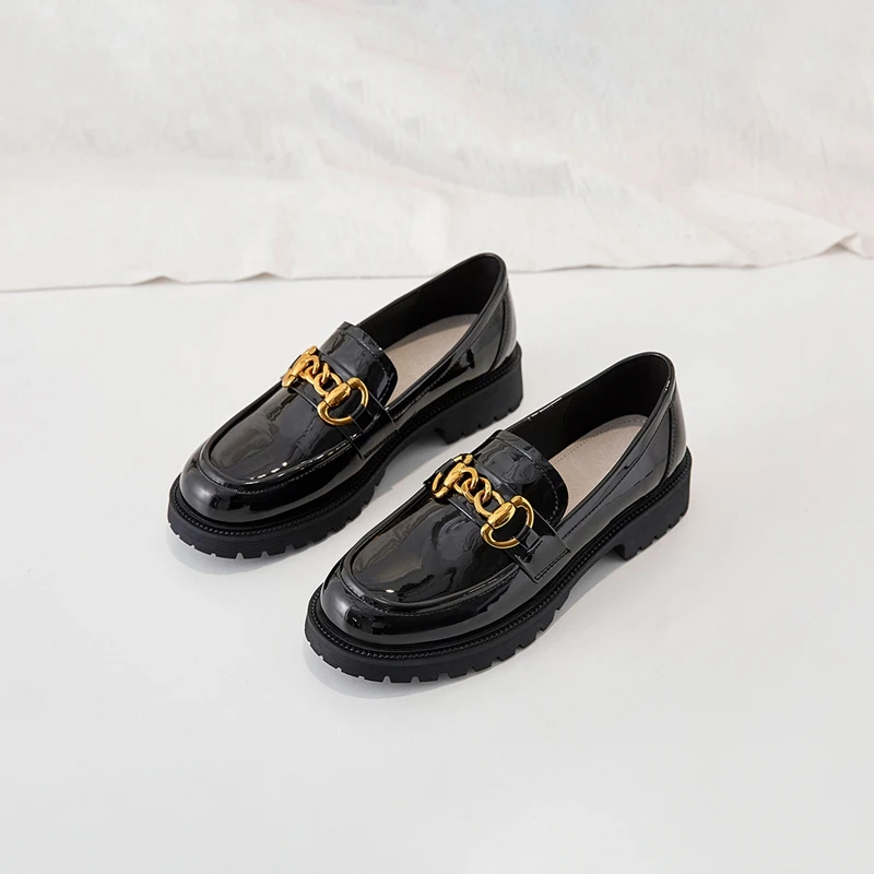 

2021 winter women shoes Platform Casual Shoes Woman Flats Slip On Oxford Shoes For Women Shoes