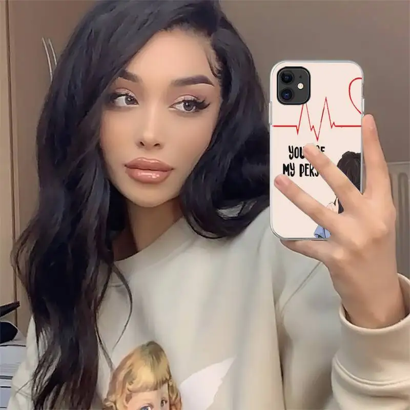 

Greys Anatomy You're My Person Phone Case For iphone 12 mini 5 5s 5c se 6 6s 7 8 plus x xs xr 11 pro max