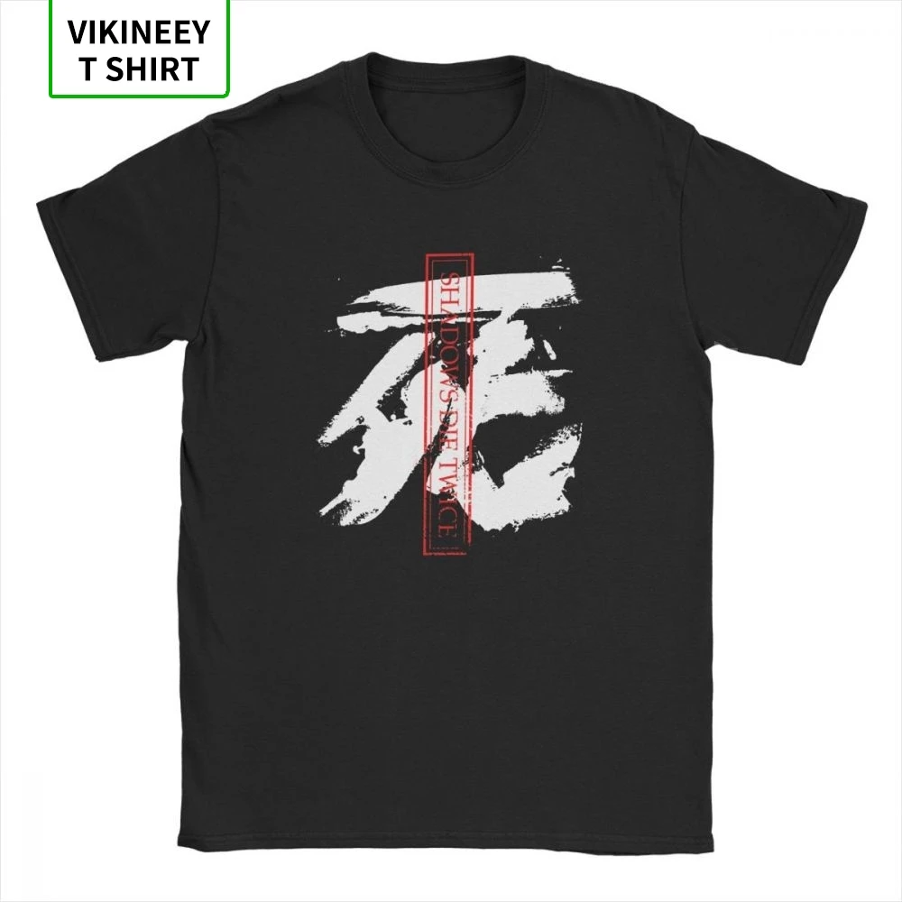 Vintage Sekiro Shadows Die Twice T-Shirts for Men Cotton T Shirt Wolf Souls Samurai Game Japanese Customize Tees Gift Idea