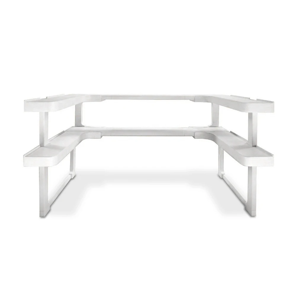 2-х уровневая регулируемая полка-органайзер для кухонной мебели | Обустройство