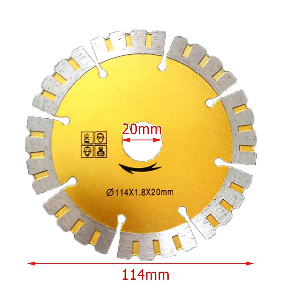 

1 Pcs Diamond Saw Blade Dry Cutting Disc 114*20 Mm Circular Saw Blade Granite Quartz Stone Concrete Cutting Disc