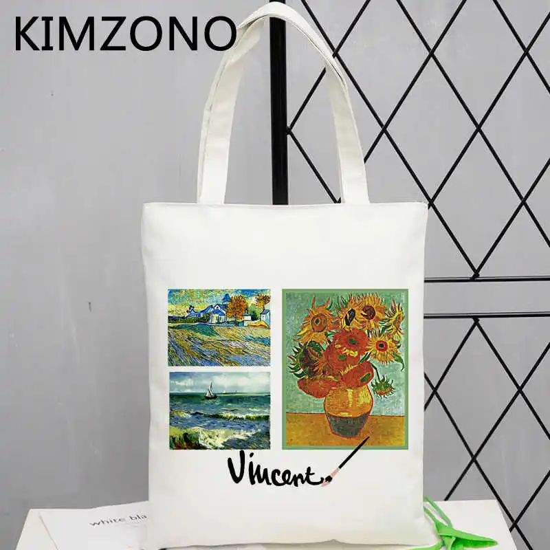 

Сумка-тоут для покупок Van Gogh, Холщовая Сумка, Джутовая сумка, сумка для покупок, Сетчатая Сумка, тканая сумка на заказ