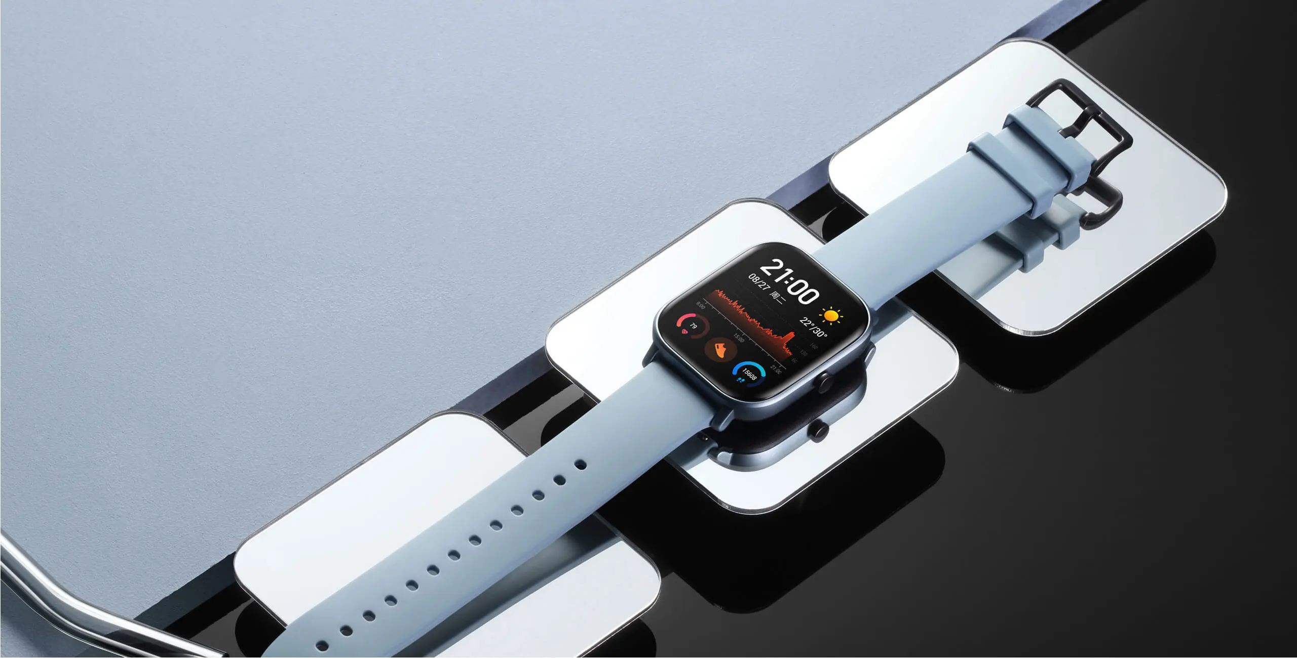 Глобальная версия Xiaomi Huami Amazfit GTS смарт часы умные часы глобальная Смарт-часы gps 5ATM водонепроницаемые Смарт-часы здоровье Пульс AMOLED 12 Спортивные