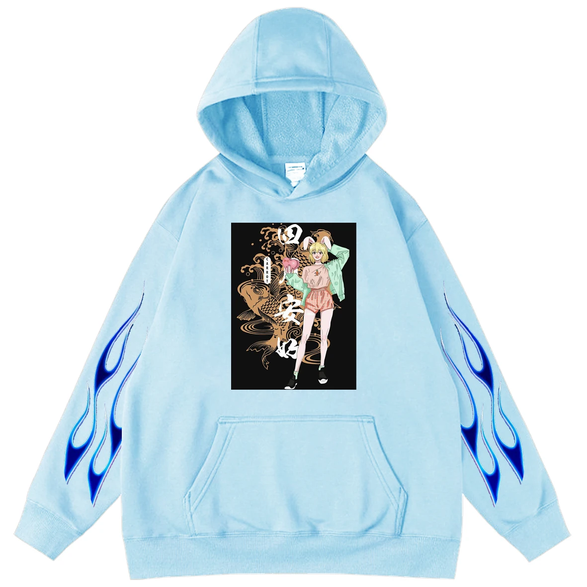 

Hot Cartoon One-Piece Men Oversized Hoodies Sweatshirts Male Anime Long Sleeve Fleece Hoodie Loose Tops Teens Boy Streetwear