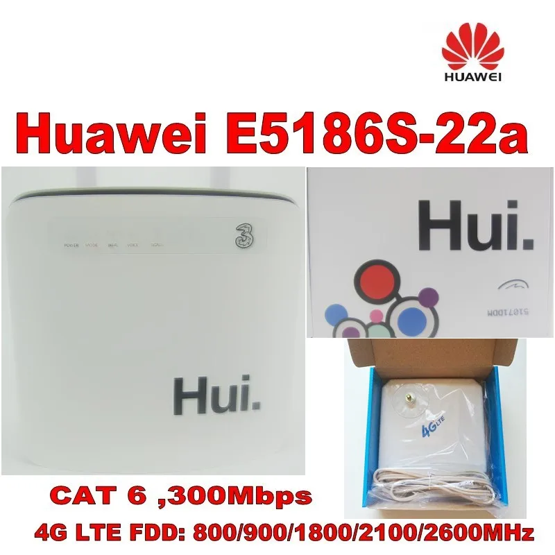 Оригинальный домашний роутер Huawei E5186 E5186s 22a 300 Мбит/с 4g lte беспроводной Wi Fi cpe cat 6 с
