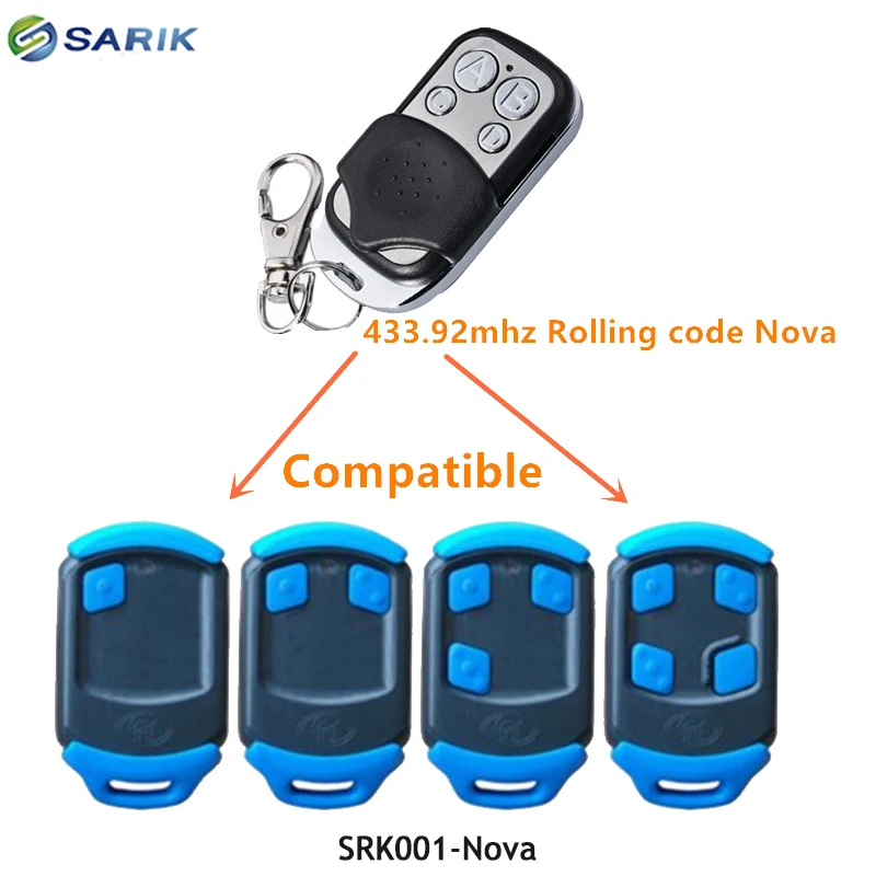 NOVA CENTURION 1 2 3 4 433mhz remote control rolling code / gate garage command controller | Безопасность и защита