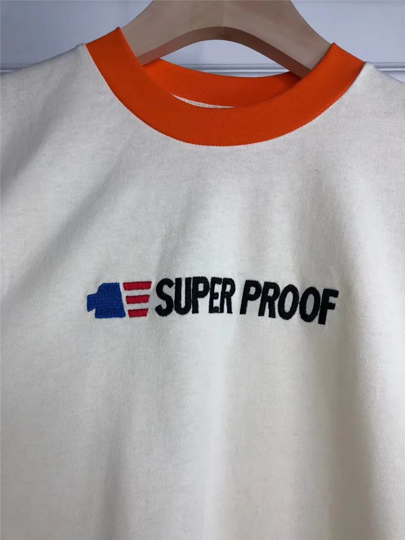 

Embroidery Super Proof T Shirt Men Women Best Quality Proof T-shirt Tees