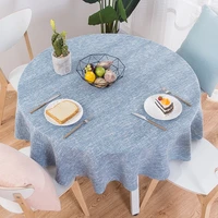 rzcortinas table cloth round wedding party table cover cotton linen tablecloth nordic tea coffee tablecloths home kitchen decor