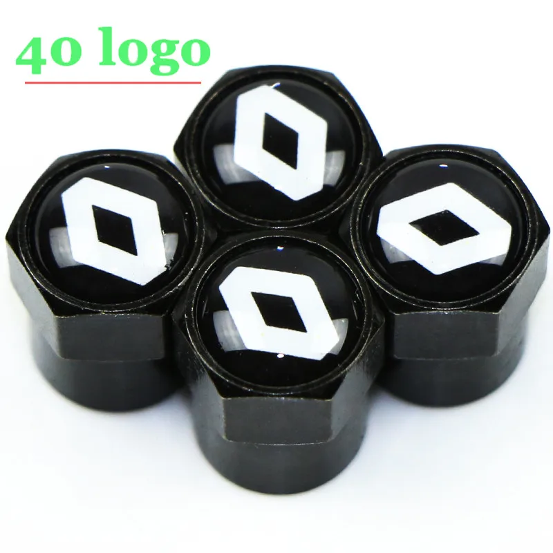 4 шт. Металлические колпачки для клапанов автомобильных колес Renault Audi Vw Amg Hyundai Volvo