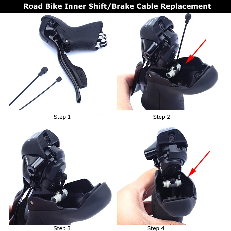 1pc с покрытием из проволоки для велосипеда MTB дорожный велосипед переключения