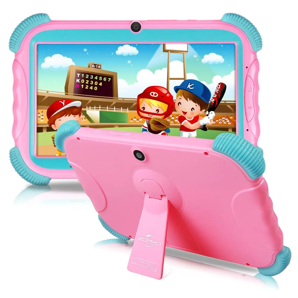 K78 детский планшет 7 дюймов Android 8,1 16GB Babypad Edition ПК с Wifi и камерой GMS Сертифицированный поддерживаемый детский чехол-подставка