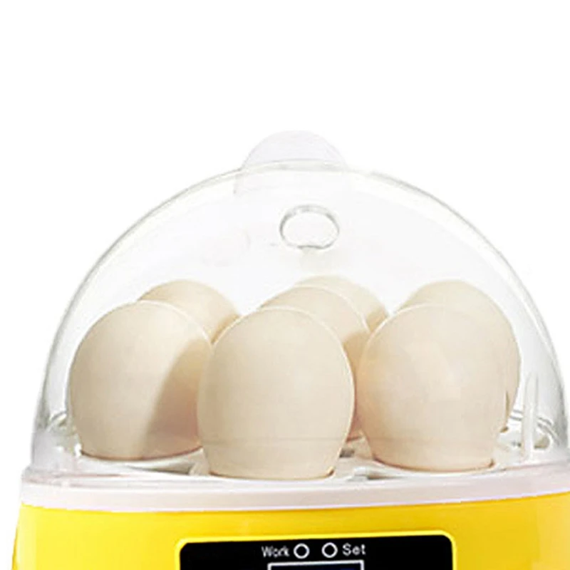 

Mini Digital 7 Eggs Incubator Smart Temperature Control Farm Duck Chicken Hatcher