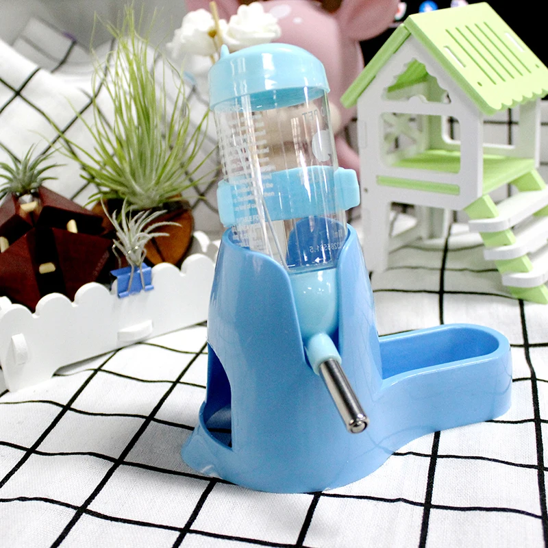 

Hamster Bowl Drinking Head Pipe Fountains Water Feeder Water Bottle Holder Dispenser Hanging Pet Cat Dog