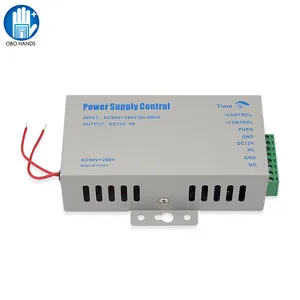 12V 5A K80 Power Supply Switch Access Control System Power
AC110-260V/50-60HZ with Time Delay for Electronic Door Lock Security