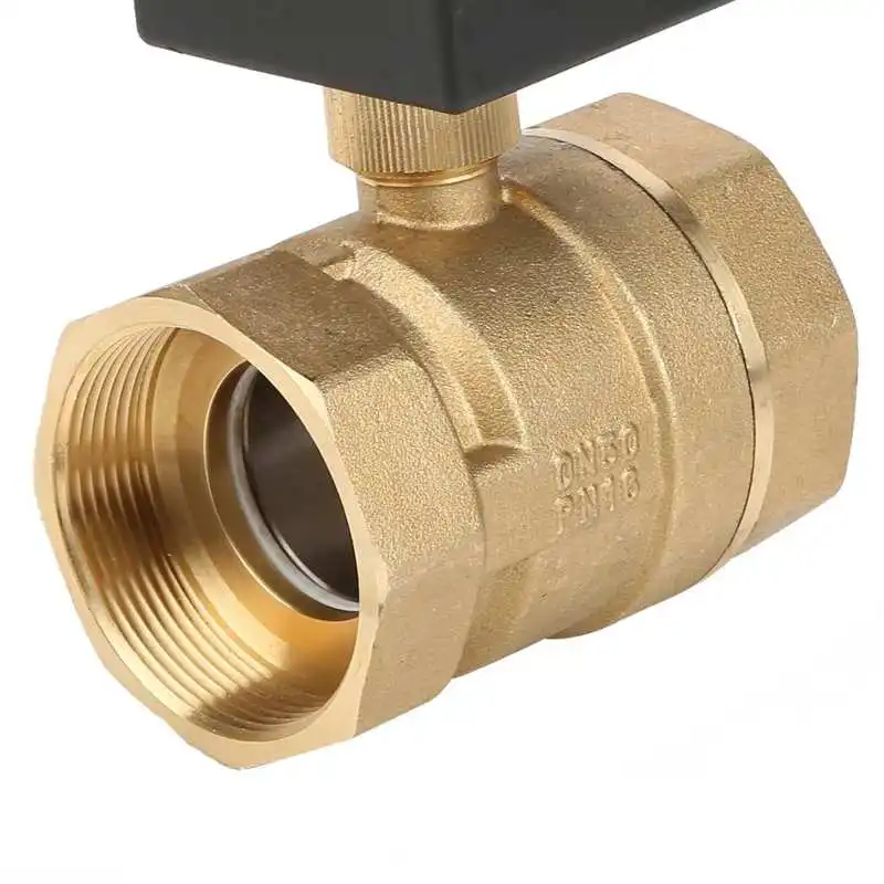 

Shut Off Valve AC 220V G2 DN50 2 Way 3 Wire 2 Point Control Brass Electrical Motorized Ball Valve Electric Valve