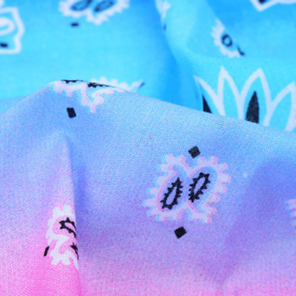 Хлопковая повязка на голову для занятий спортом в стиле хип-хоп квадратный шарф с