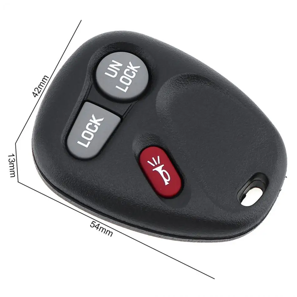 315 МГц 3 кнопки черный ключ без ключа дистанционный Автомобильный подходит для