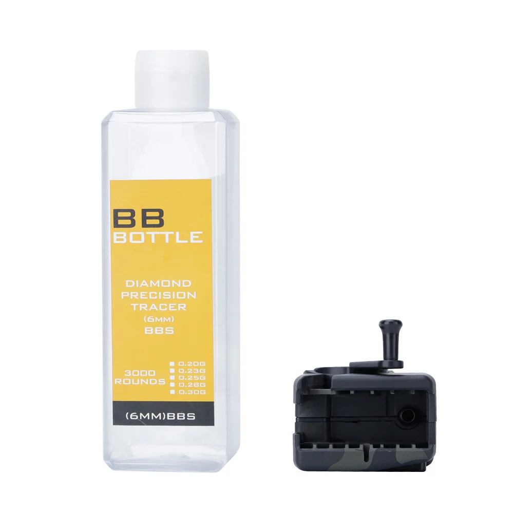 

Hand Crank Quick Loader Storage Bottle M4 BB 3000 Rounds Speedloader Large Capacity BB Converter Paintball Airsoft Accessories