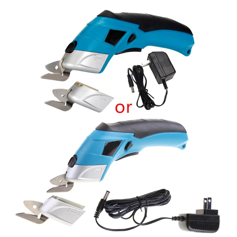 

4V Multifunction Cordless Electric Scissors Low Consumption Flexible Electric Scissor Cloth Leather Cloth Cutting Tool