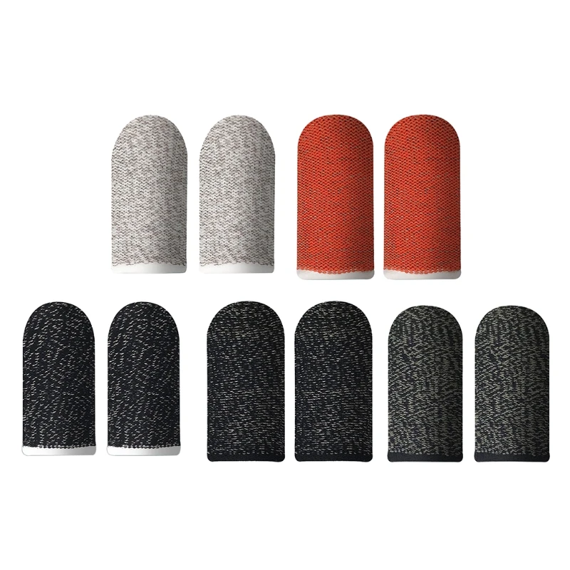 

10 Pair Breathable Game Controller Finger Cover Gaming Finger Thumb Sleeve Glov