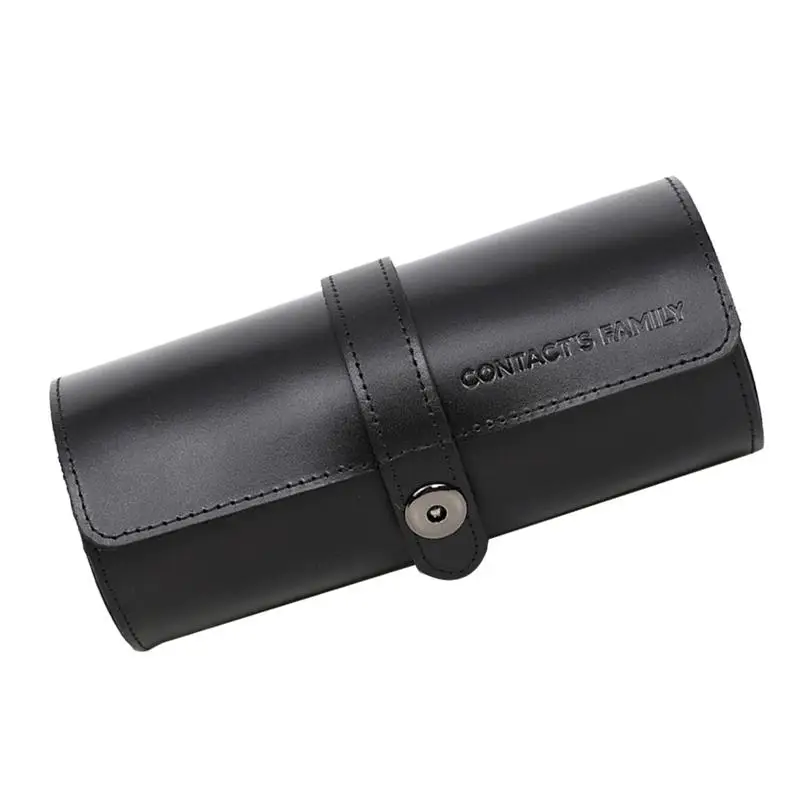 

1pc Simple Vintage Convenient Watch Storage Box Watch Display Case Watch Roll Watch Travel Case
