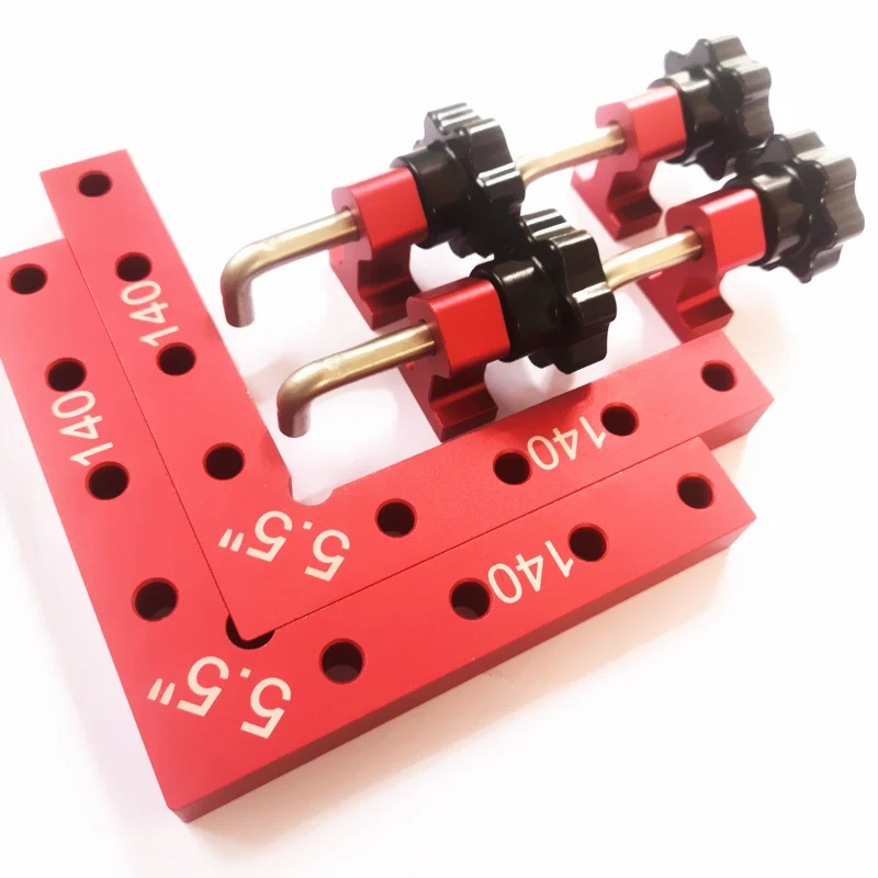 

90 Degrees L-Shaped Auxiliary Fixture Splicing Board Positioning Panel Fixed Clip Carpenter Square Ruler Woodworking Tool