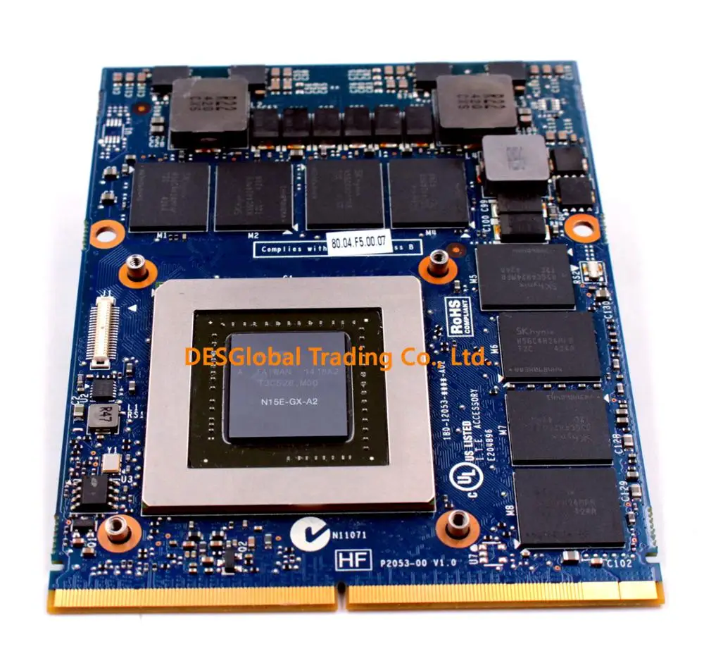 Оригинальная GTX880M GTX 880M N15E GX A2 8G видеокарта VGA для ноутбука DELL M17X R4 R5 M18X R2