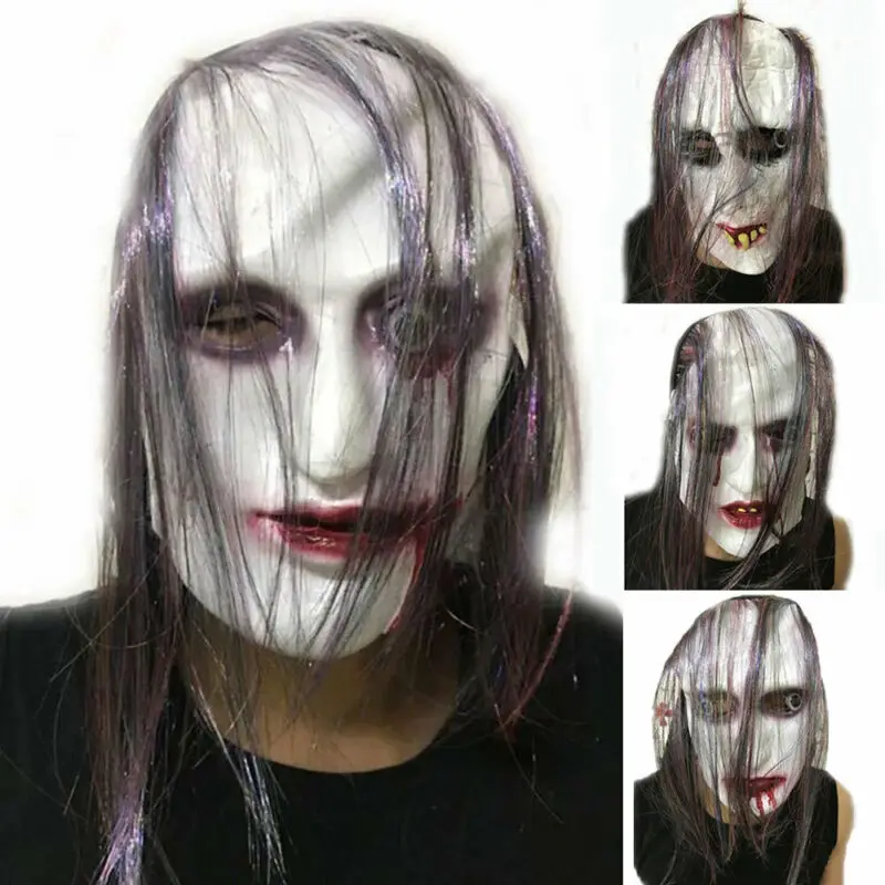 Кровотечение кровавый крик маска с крови Хэллоуин вечерние Необычные платья |