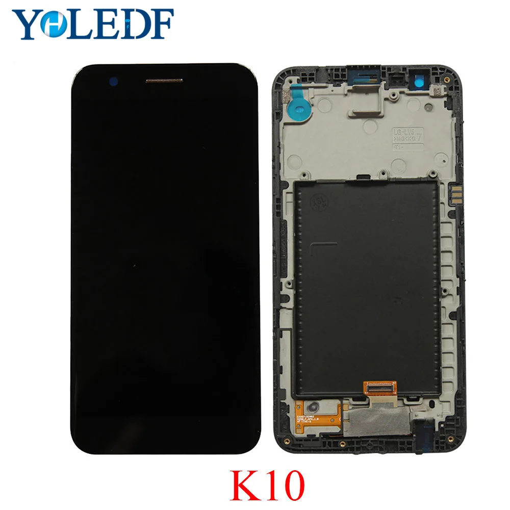 Без битых пикселей ЖК-дисплей для LG K10 2017 сенсорный ЖК-экран M250 M250N M250E M250DS
